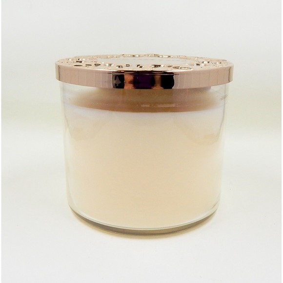 Bath and Body Works Hot Cocoa & Cream 3 Wick Candle 14.5 Ounce Essential Oils - Picture 3 of 8